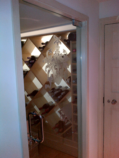 Frameless Glass Wine Store Door Gallery